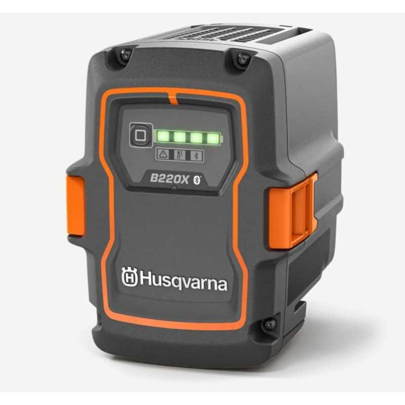 Batería de litio HUSQVARNA 40-B220X tensión 36V capacidad 6Ah con led de carga