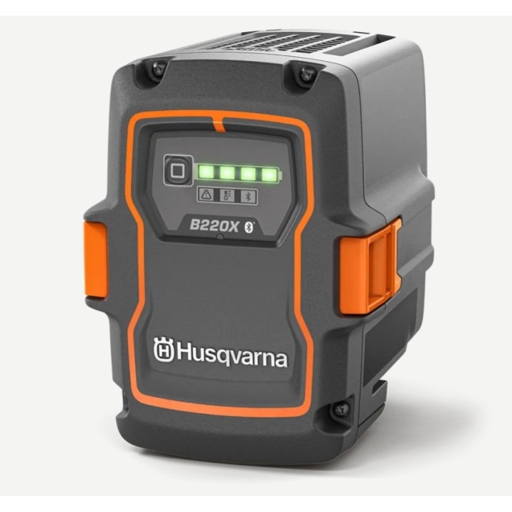 HUSQVARNA 40-B220X batterie lithium tension 36V capacité 6Ah avec led de charge | Newgardenmac.com