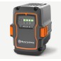 Batería de litio HUSQVARNA 40-B220X tensión 36V capacidad 6Ah con led de carga