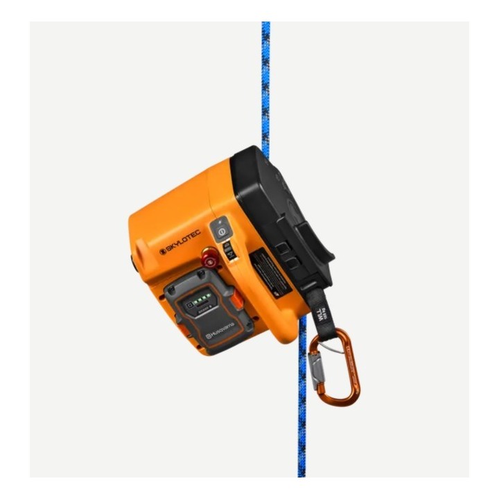 HUSQVARNA x SKYLOTEC winch capacity 185 kg without battery and charger | Newgardenmac.com