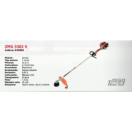 ZMG 3302 S ZOMAX single handle brushcutter with ZOMAX 2T 32.6 cc engine | Newgardenmac.com
