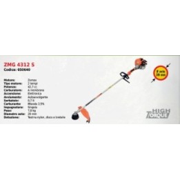 Decespugliatore impugnatura singola ZOMAX ZMG 4312 S con motore ZOMAX 2T 42.7 cc | Newgardenmac.com