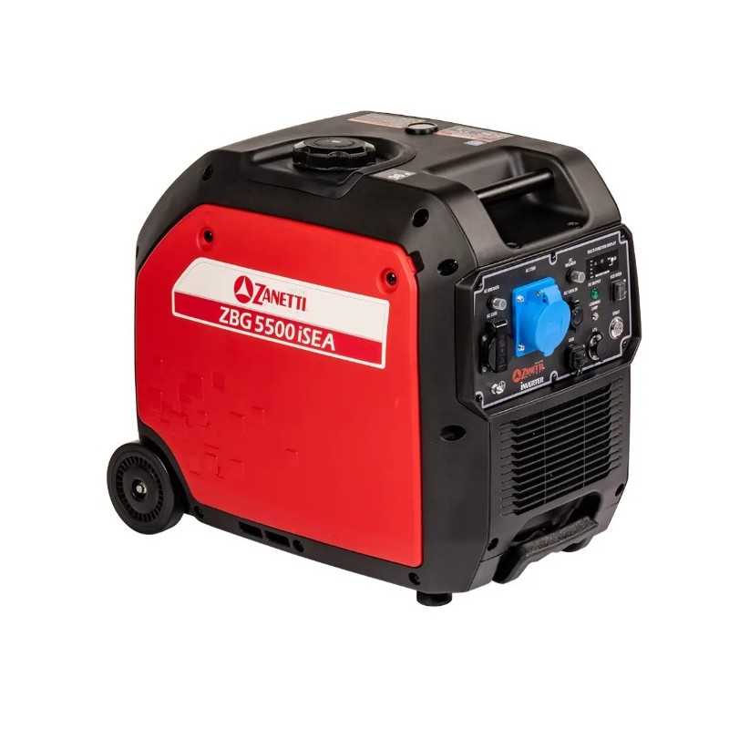 Generador inverter de gasolina ZANETTI ZBG5500iSEA 302cc monofásico 230V