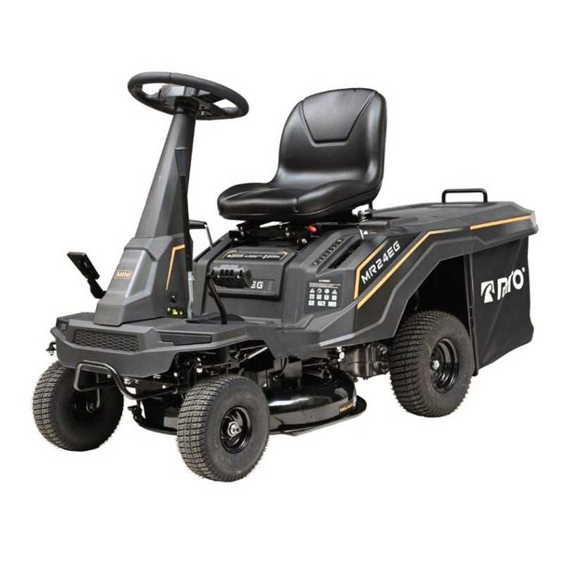 Cortacésped con asiento RATO MR24EG de 223 cc, ancho de corte 61 cm, cesta de 150 L