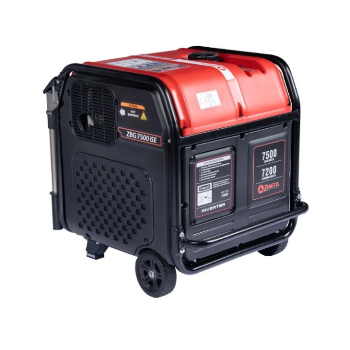 Groupe électrogène à essence ZANETTI ZBG7500iSEA 459cc monophasé 230V 7,5kW | Newgardenmac.com