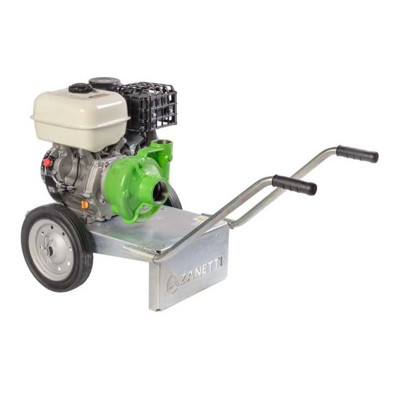 ZANETTI PB50-270CGE pompe centrifuge en fonte à essence eau claire