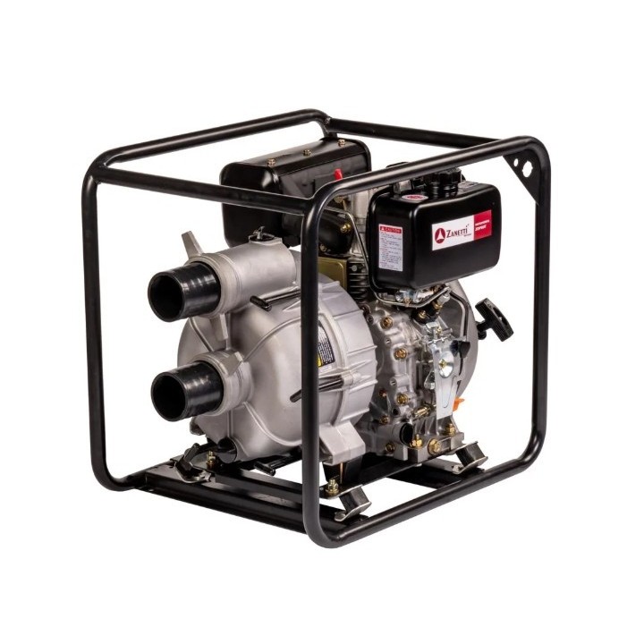 ZANETTI ZDP80TV low head self-priming diesel motor pump turbid water | Newgardenmac.com