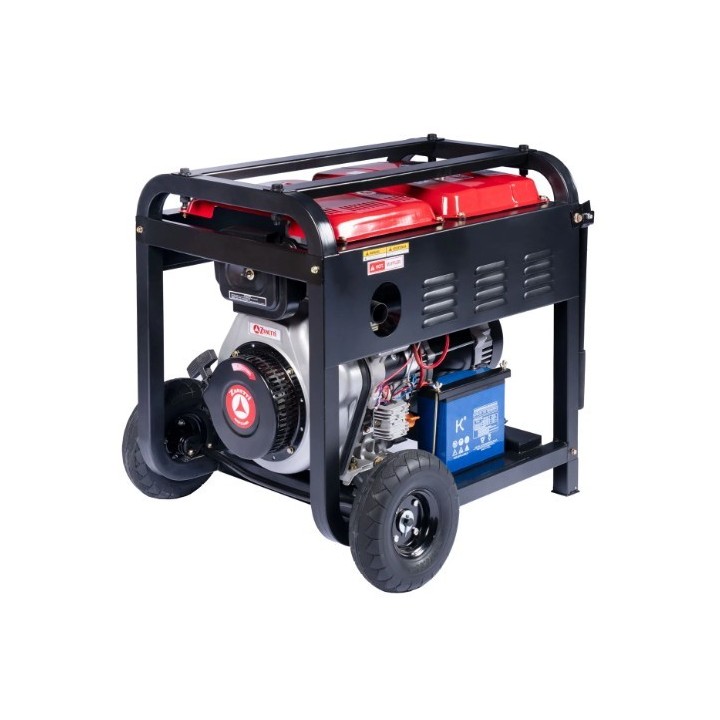 ZANETTI ZDG6503CEV 418cc single-phase three-phase open diesel generator 230V 400V | Newgardenmac.com