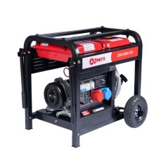 Generador diésel abierto monofásico trifásico ZANETTI ZDG6503CEV de 418 cc, 230 V y 400 V | Newgardenmac.com