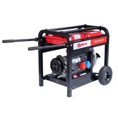 Générateur diesel ouvert monophasé triphasé ZANETTI ZDG6503CEV 418cc 230V 400V | Newgardenmac.com
