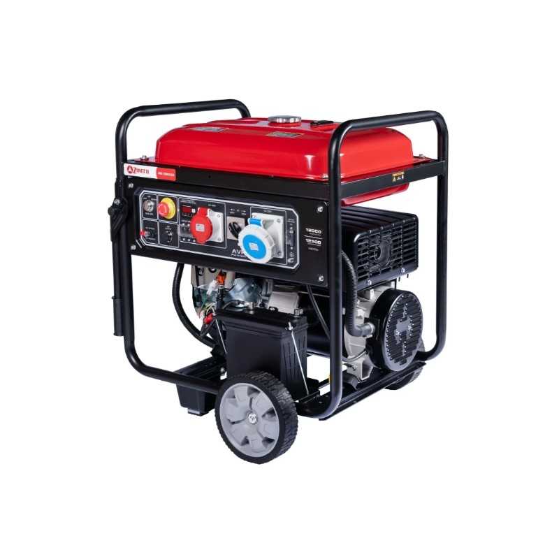 Offener Benzingenerator ZANETTI ZBG12003CEA 750cc einphasig dreiphasig 230V 400V