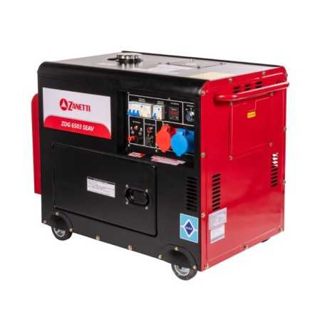 ZANETTI ZDG6503SEAV 418cc Einphasen-Dreiphasen-230V 400V Leiser Dieselgenerator | Newgardenmac.com