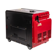 Generador diésel silencioso ZANETTI ZDG6503SEAV de 418 cc, monofásico, trifásico, 230 V, 400 V | Newgardenmac.com