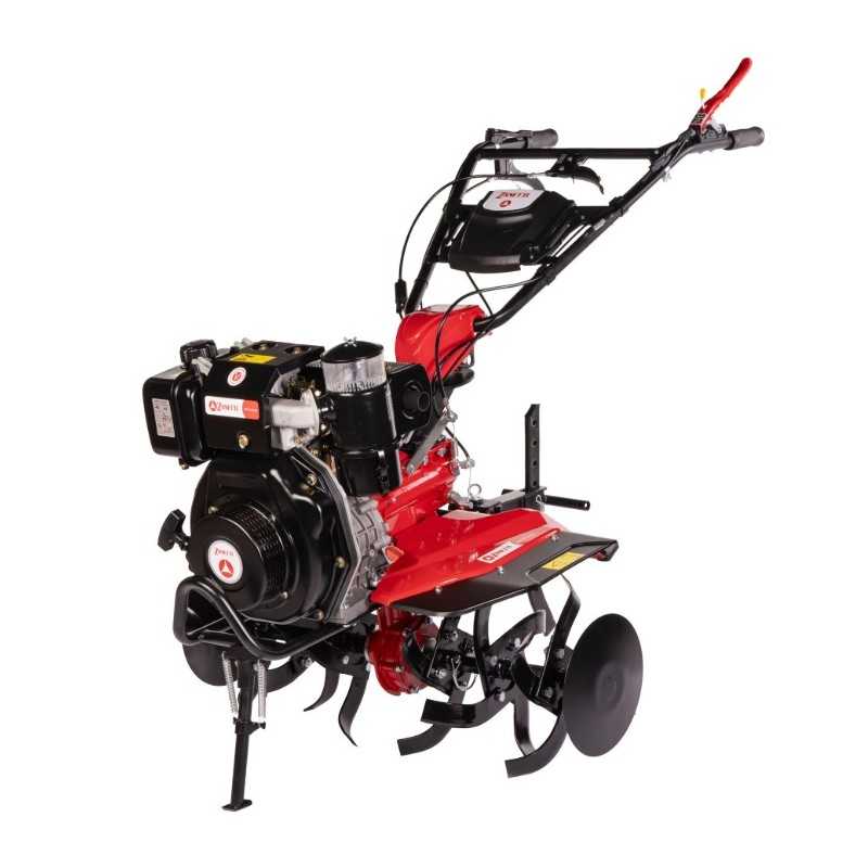 Motozappa diesel ZANETTI ZDT70.21SC 296cc 4kW fresa di serie 100cm