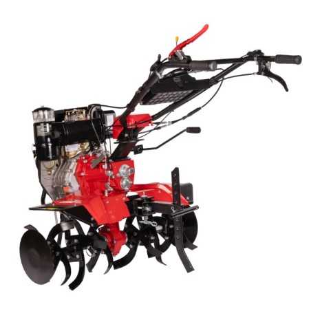 Motozappa diesel ZANETTI ZDT70.21SC 296cc 4kW fresa di serie 100cm