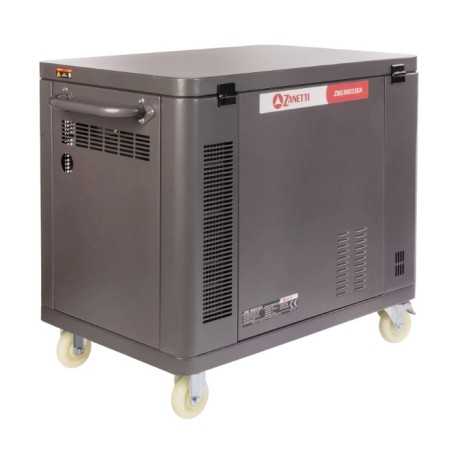 ZANETTI ZBG8003SEA 459cc single-phase three-phase silent petrol generator 230V 400V | Newgardenmac.com