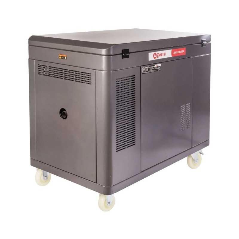 ZANETTI ZBG11003SEA 679cc single-phase three-phase silent petrol generator 230V 400V