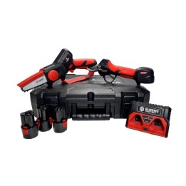 Pruning kit CS 22-04 scissors PS 23-25 FASTER BLUE BIRD with 3 batteries 12.6 V | Newgardenmac.com