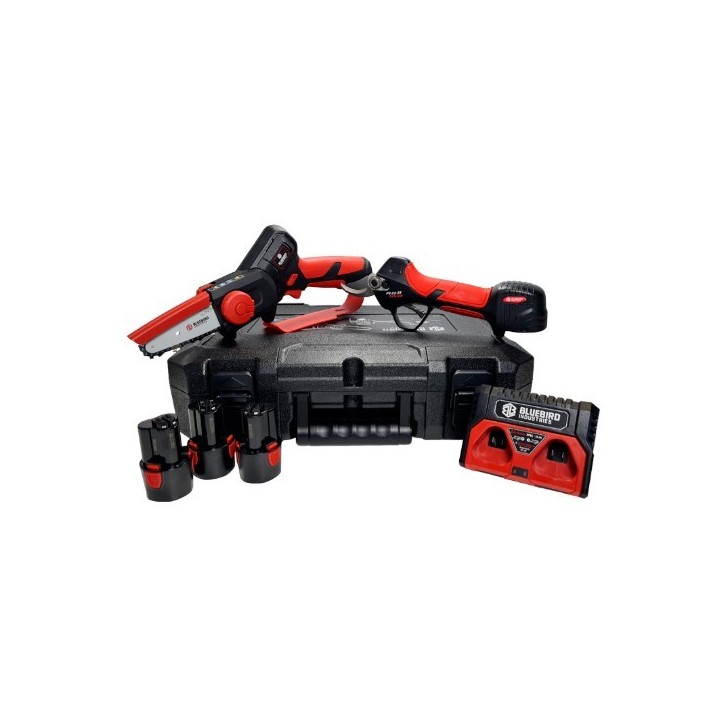 Scherenbausatz CS 22-04 PS 23-25 FASTER BLUE BIRD mit 3 Akkus 12.6 V | Newgardenmac.com