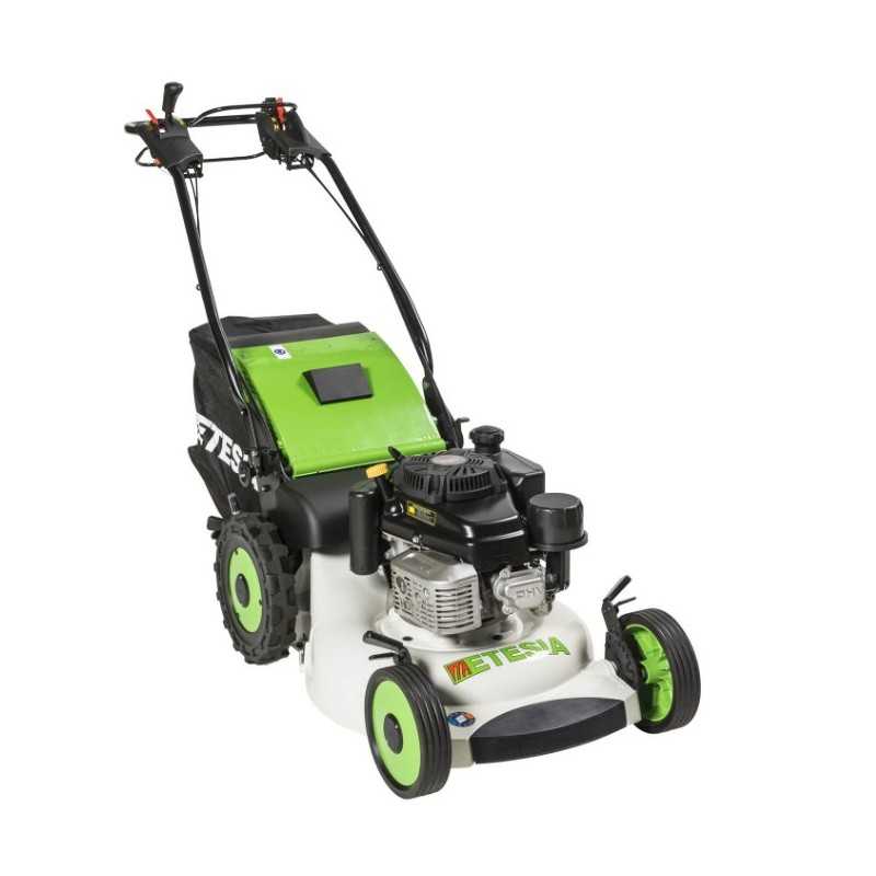 Tondeuse à gazon professionnelle autotractée ETESIA PRO53-FJ180V, moteur KAWASAKI 182 cm³, largeur de coupe 53 cm Tondeuse à gazon professionnelle autotractée ETESIA PRO53-FJ180V, moteur KAWASAKI 182 cm³, largeur de coupe 53 cm