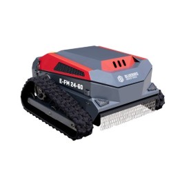 BLUEBIRD E-FM24-60 1200W fixed blade electric remote control flail mower | Newgardenmac.com