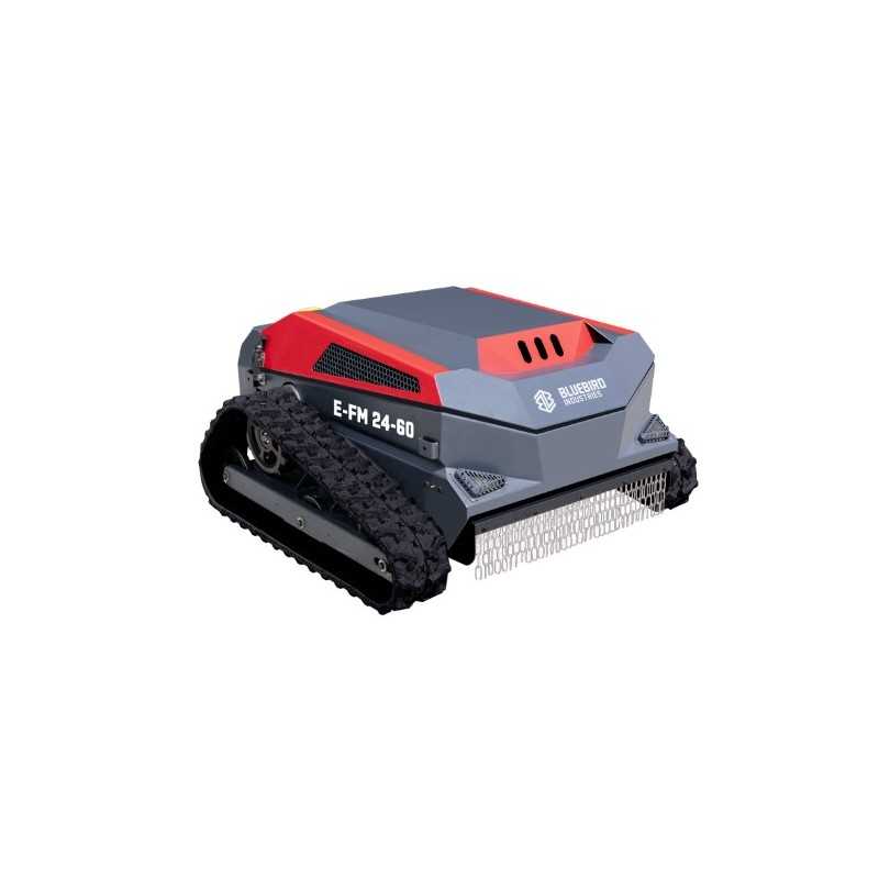 Desbrozadora de mayales eléctrica de cuchilla fija BLUEBIRD E-FM24-60 de 1200 W con control remoto