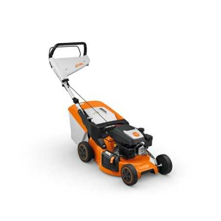 Rasaerba a scoppio STIHL RM248 127cc larghezza taglio 46cm sacco 55 Lt a spinta | Newgardenmac.com