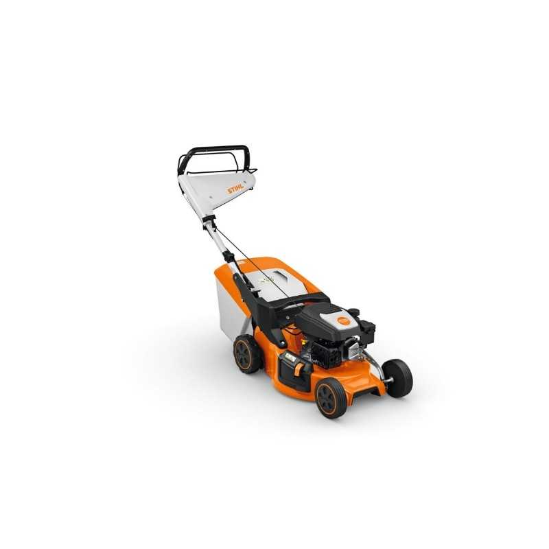 STIHL RM248T 139 cc petrol lawnmower, 46 cm cutting width, 55 L grass box