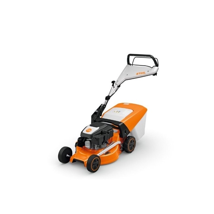 Rasaerba a scoppio STIHL RM248T 127cc taglio 46cm 4 IN 1 cesto 55 Lt semovente | Newgardenmac.com