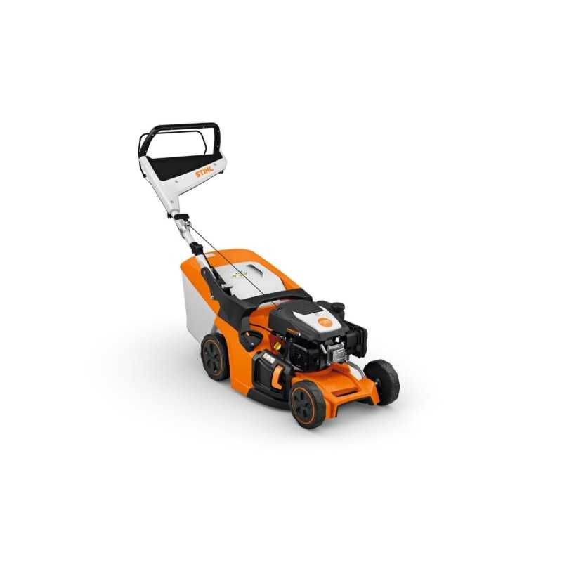 STIHL RM 443 139 cc tondeuse à essence 41 cm de coupe 41 cm de ramassage 55 L tondeuse poussée