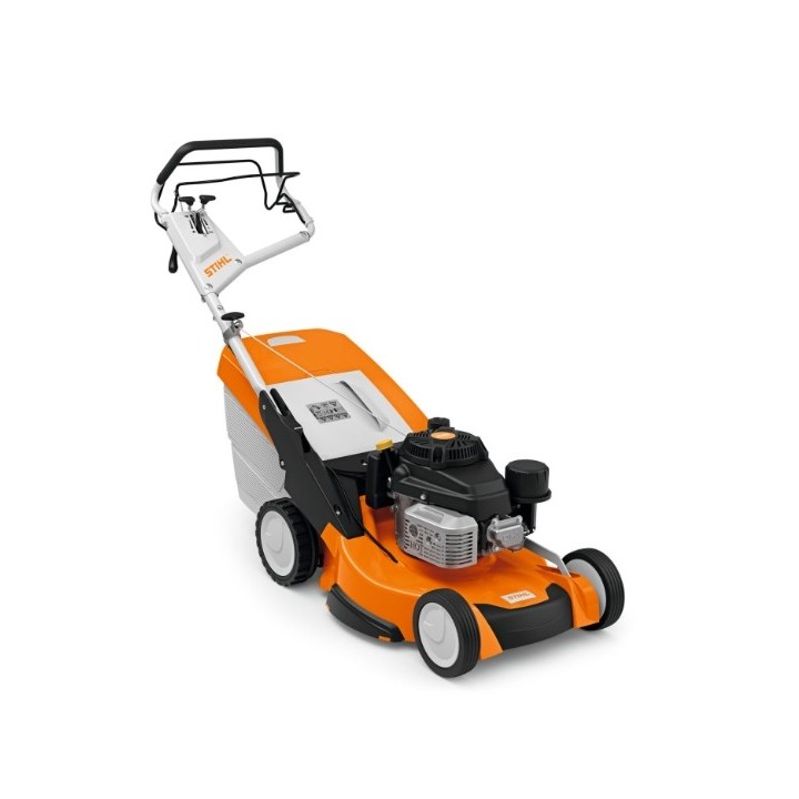 Cortacésped de gasolina STIHL RM655YS 179cc 53 cm con recogedor de hierba autopropulsado de 70 lt | Newgardenmac.com