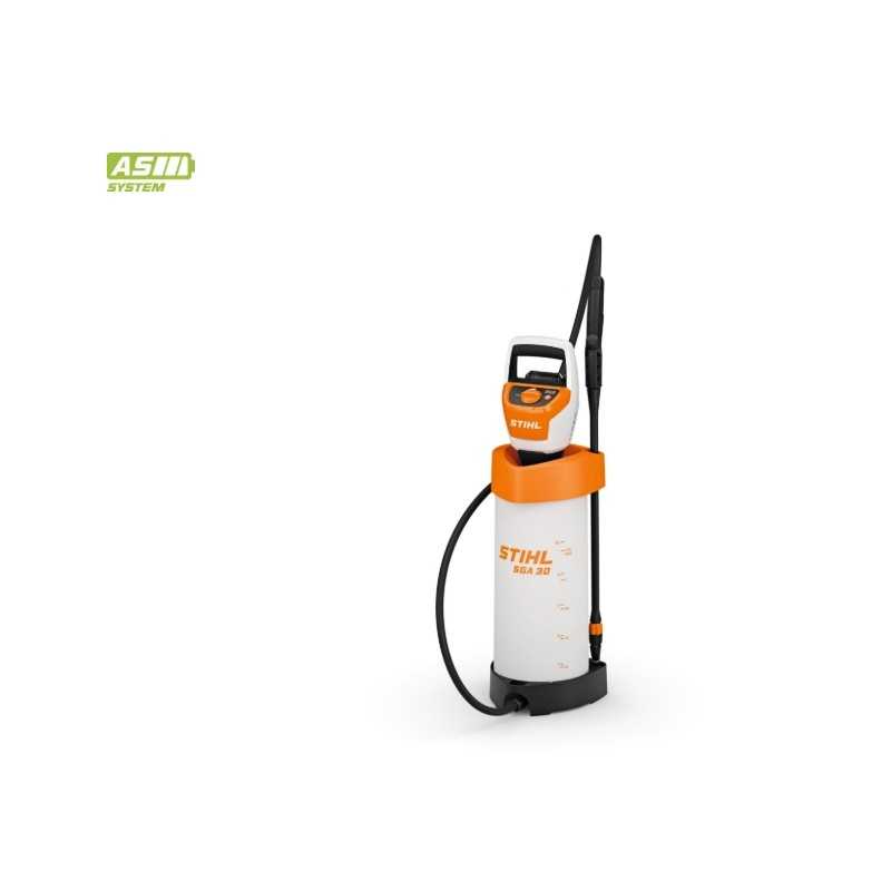 Pulvérisateur à batterie STIHL SGA30 11V, capacité 5L, pression 1,5-2,5 bar