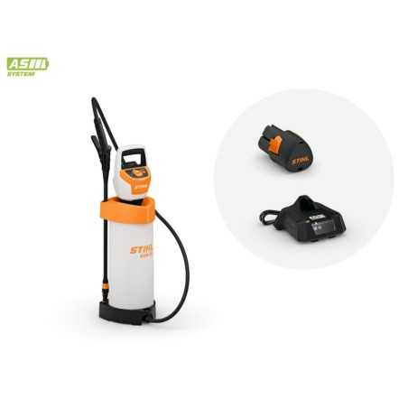 Pulvérisateur à batterie STIHL SGA30 11V, capacité 5L, pression 1,5-2,5 bar