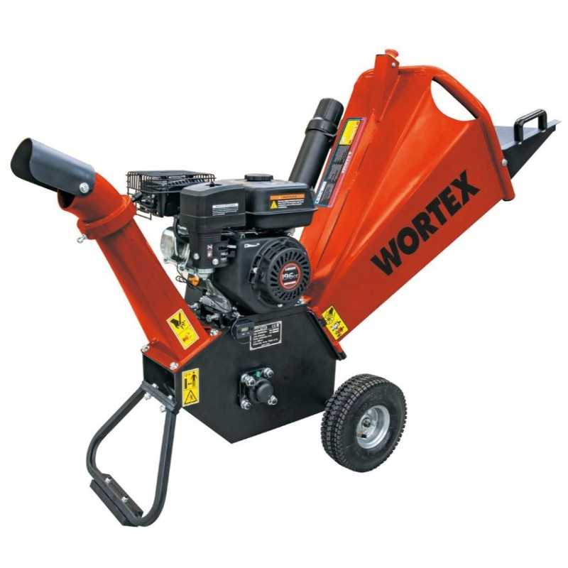 Trituradora de gasolina WORTEX DRAKE D200/80L de 196 cc, diámetro máximo de corte 80 mm