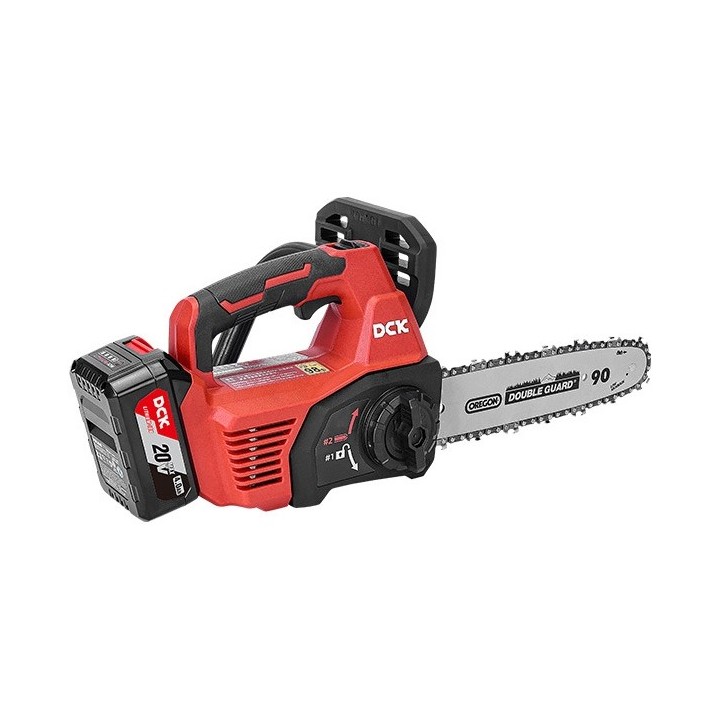 DCK KDCS20101 20V Akku-Kettensäge, 25cm Schwert, mit 2 Akkus und Ladegerät | Newgardenmac.com