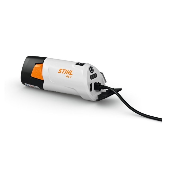 Fuente de alimentación portátil STIHL PS 1 con linterna integrada sin batería | Newgardenmac.com