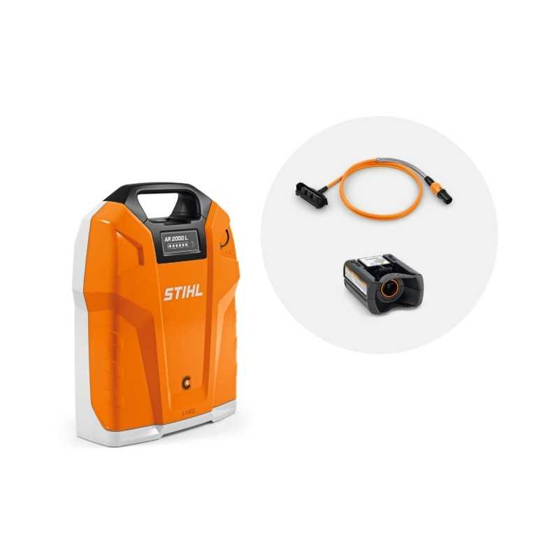 Batería STIHL AR2000L con cable de conexión AR L y adaptador AP incluido