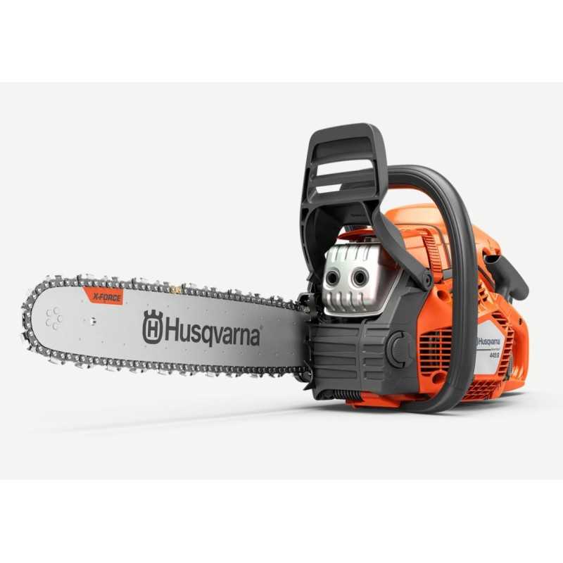 Motosierra de gasolina HUSQVARNA 445S de 50,2 cc y 2,2 kW, longitud de espada de 38 cm