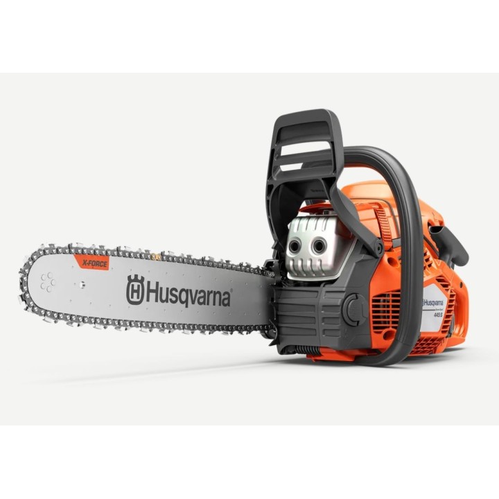 Tronçonneuse à essence HUSQVARNA 445S 50,2 cm³ 2,2 kW, longueur de guide-chaîne 38 cm | Newgardenmac.com