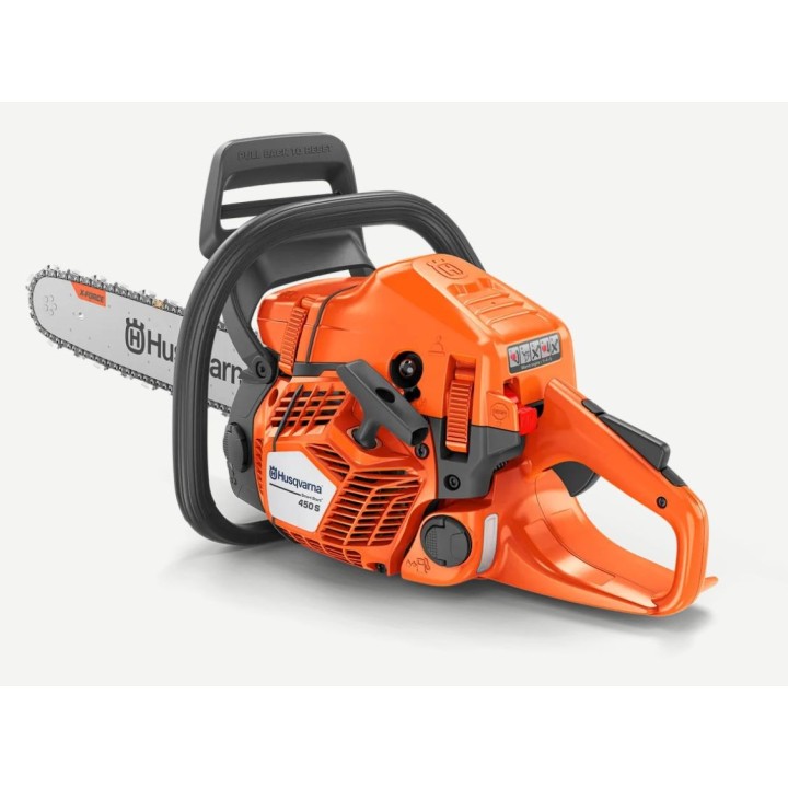 Tronçonneuse à essence HUSQVARNA 450S 50,2 cm³ 2,4 kW, longueur de guide-chaîne 45 cm | Newgardenmac.com