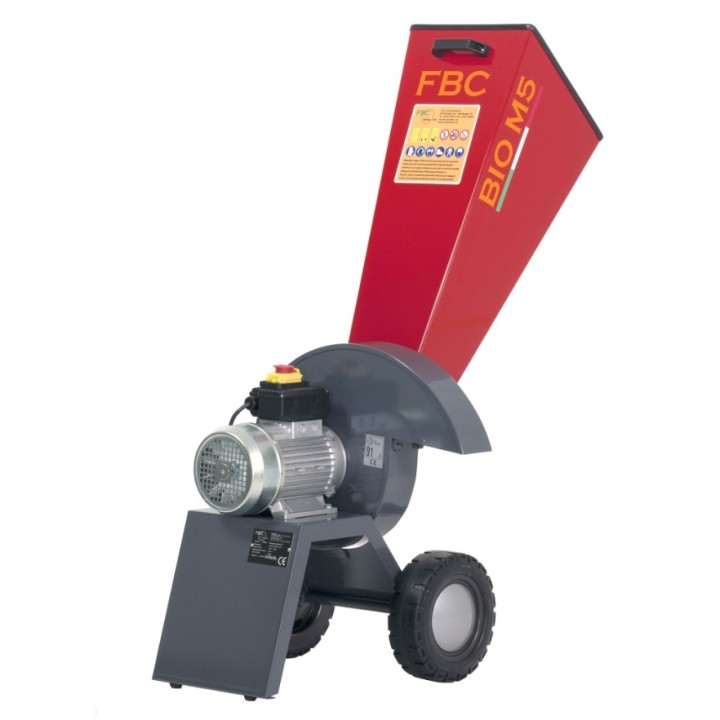 Biohäcksler FBC BIO.M5.30 mit einphasigem 3-PS-Elektromotor | Newgardenmac.com