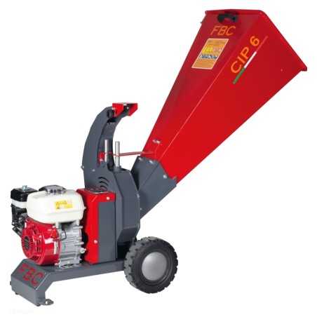 Chipper shredder FBC CIP.6.55H Honda GX 160 cc engine 1 blade 4 hammers | Newgardenmac.com