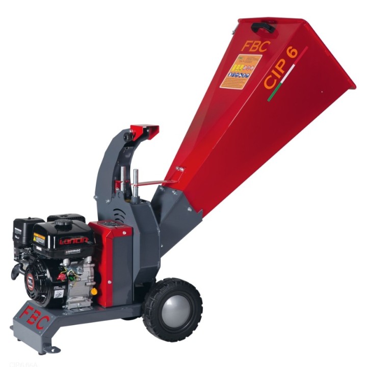 Chipper shredder FBC CIP.6.65A Loncin 196 cc engine 1 blade 4 hammers | Newgardenmac.com