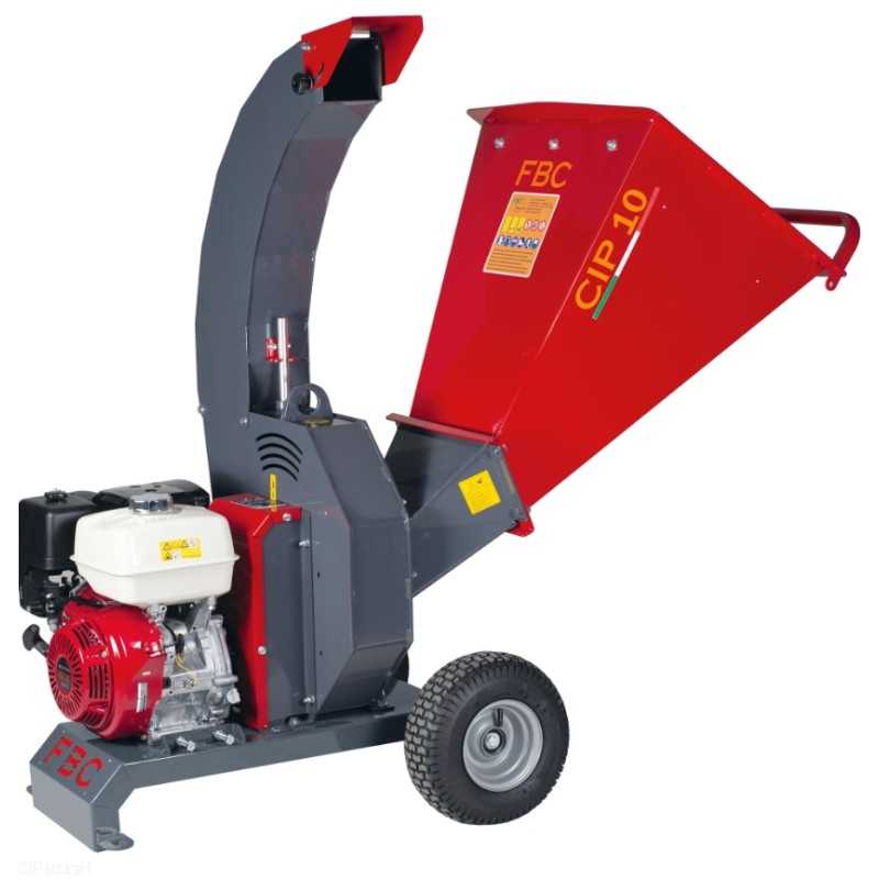 Biotrituradora astilladora FBC CIP.10.13H motor HONDA GX390 cc 1 cuchilla 10 martillos