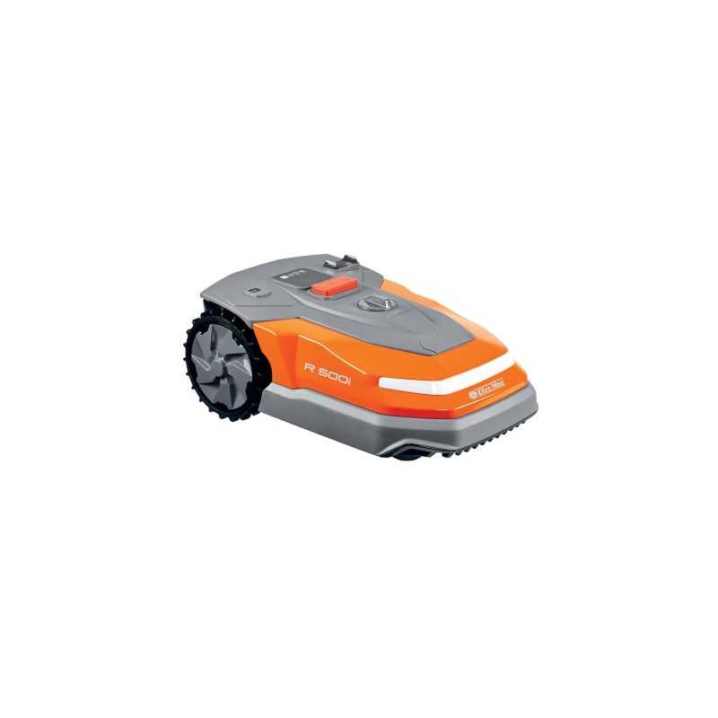 Robot cortacésped OLEOMAC R 500i para áreas de hasta 500 m² con cable perimetral de 120 m incluido