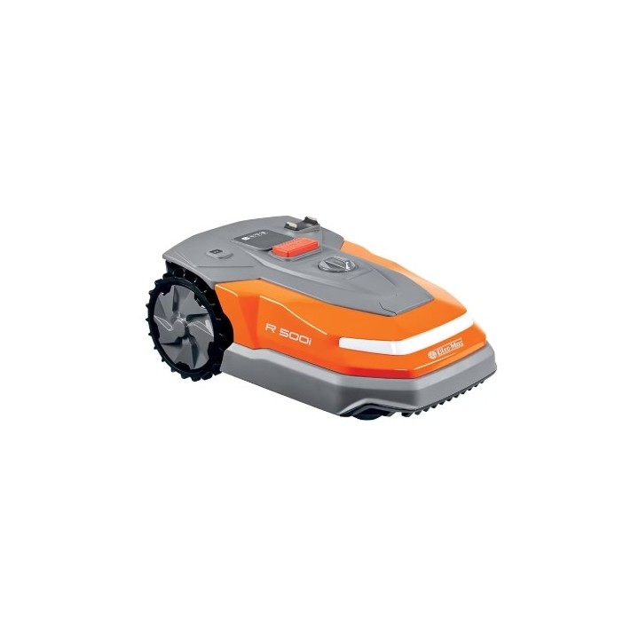 Robot tagliaerba OLEOMAC R 500i fino a 500mq con cavo perimetrale 120 m incluso | Newgardenmac.com