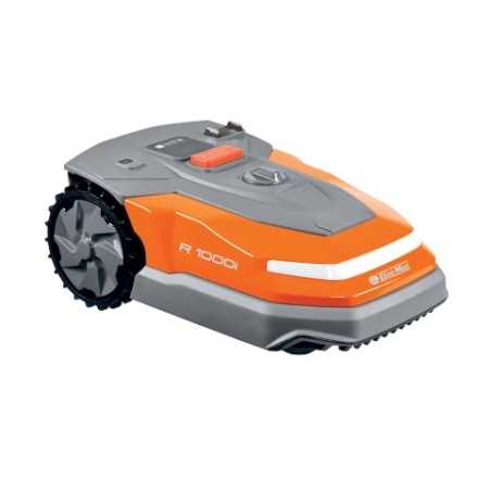 OLEOMAC R 1000i robot lawnmower up to 1000m2 with 150m perimeter cable included | Newgardenmac.com