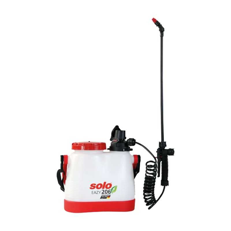 Bomba de hombro a batería SOLO 206 EAZY, capacidad de 6 L, presión de 2,5 bar