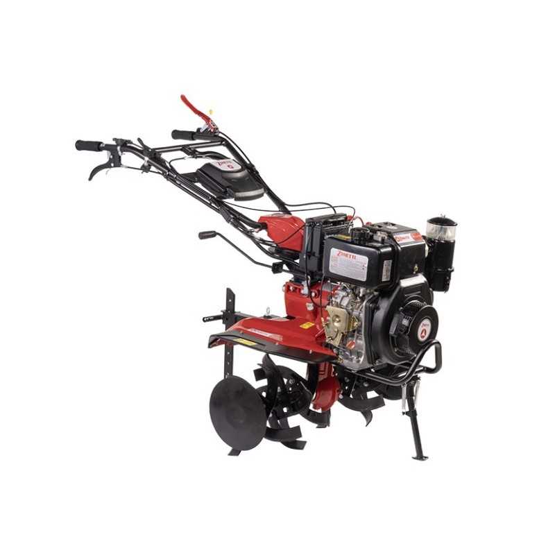 Motozappa diesel ZANETTI ZDT 70.21 SC-E 296cc 4kW fresa di serie 100cm