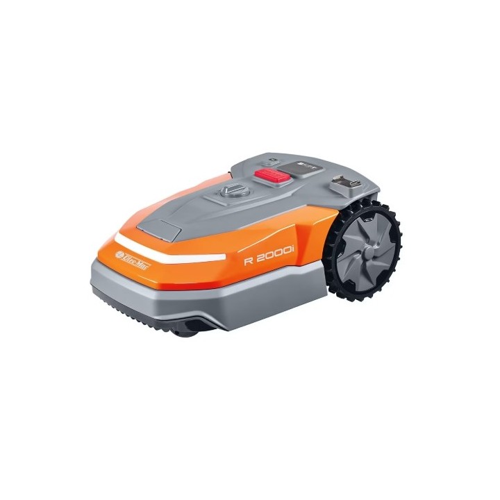 Robot cortacésped OLEOMAC R 2000i para áreas de hasta 2000 m² con cable perimetral de 250 m incluido | Newgardenmac.com
